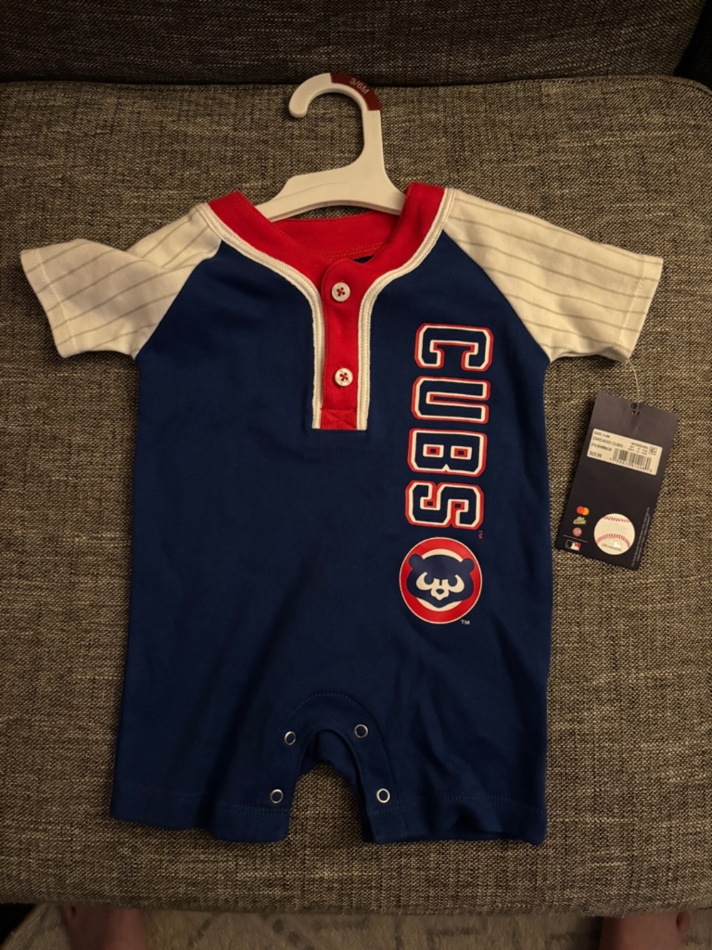 Chicago Cubs Baby Romper - 3-6 months